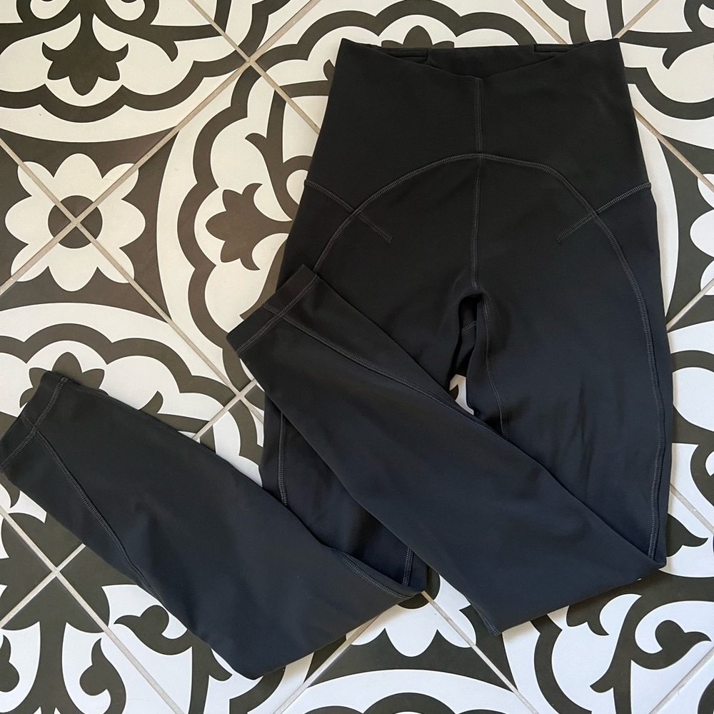 Lululemon InStill Leggings 7/8 Dark Gray size 2